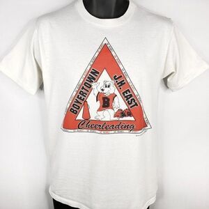 Boyertown Bears Cheerleaders T Shirt Vintage 80s Junior High East Made In USA M